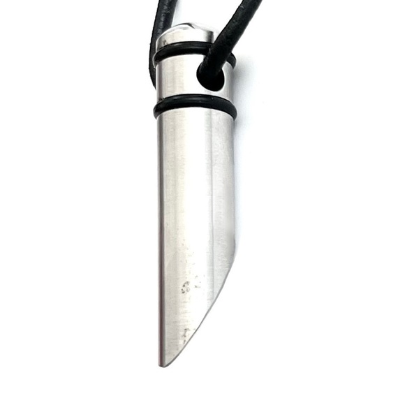 Diamond Bullet Pendant Necklace! - Picture 8 of 8